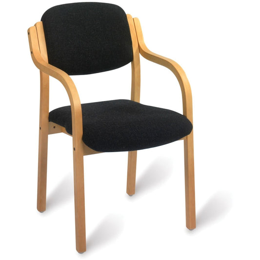 Barham Stacking Side Chair - H845mm, Seat height 430mm, D550mm, W530mm