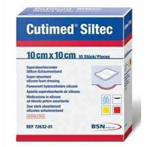 Cutimed Siltec Dressing 10cm x 20cm Pack of 10 - BSN