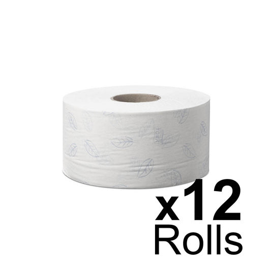 Tork Soft Mini Jumbo Toilet Roll Premium 2Ply - 110254 - Case of 12 x 170m - Tork