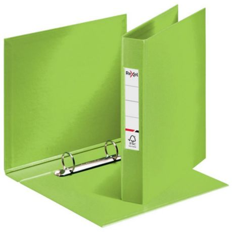 Rexel Choices A4 Ring Binder, 25mm Spine, 2 O-Ring, Green - Lyreco