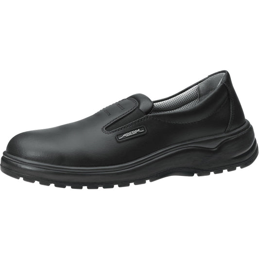 Occupational shoes light Loafer - Black Smooth Leather -
