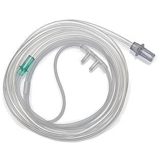 Adult nasal cannula curved prongs 1.8m - Single - Intersurgical