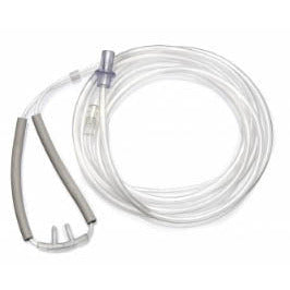 Adult Nasal Cannula Curved Prongs With Ear Guard 2.1m - Intersurgical