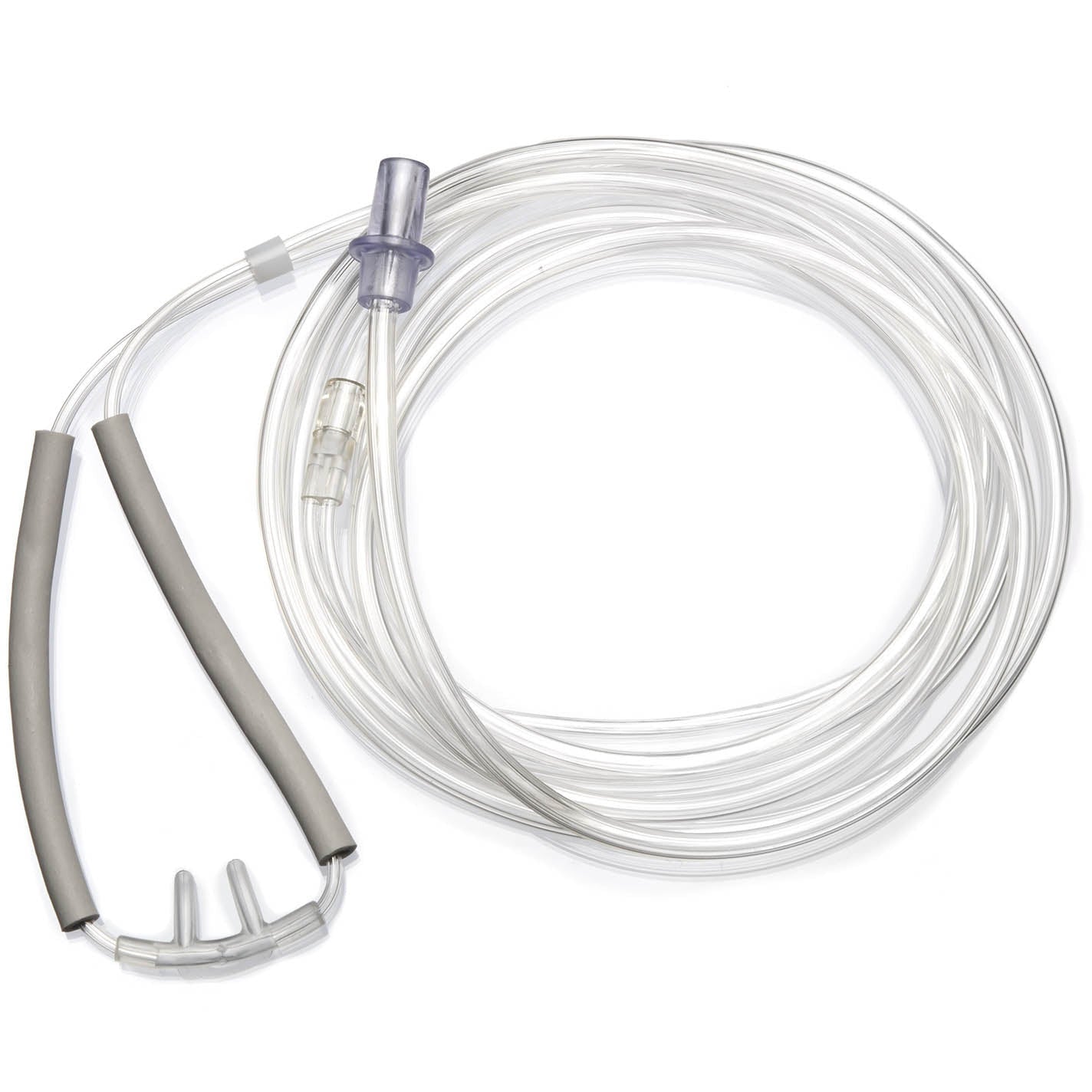 Adult nasal cannula curved prongs 1.8m - Single