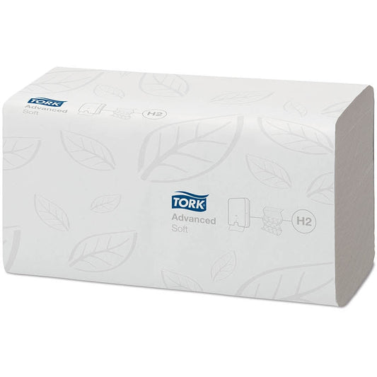 Tork Xpress Multifold Hand Towel White 2Ply - 120225 - Case of 21 x 180m - 3780 Towels - Tork