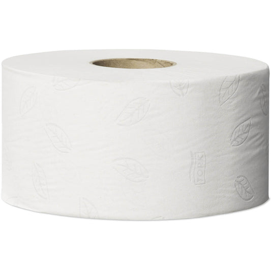 Tork Mini Jumbo Toilet Roll Advanced 2 Ply - 120238 - Case of 12 Rolls - 170m - Tork
