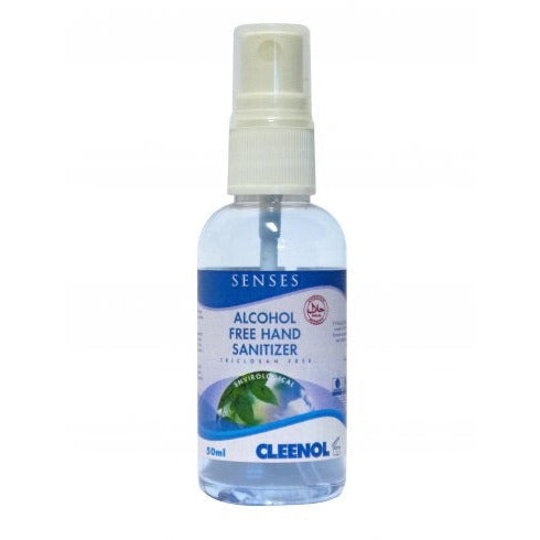 Senses Alcohol Free Spray Liquid Hand Sanitizer 50ml - Cleenol