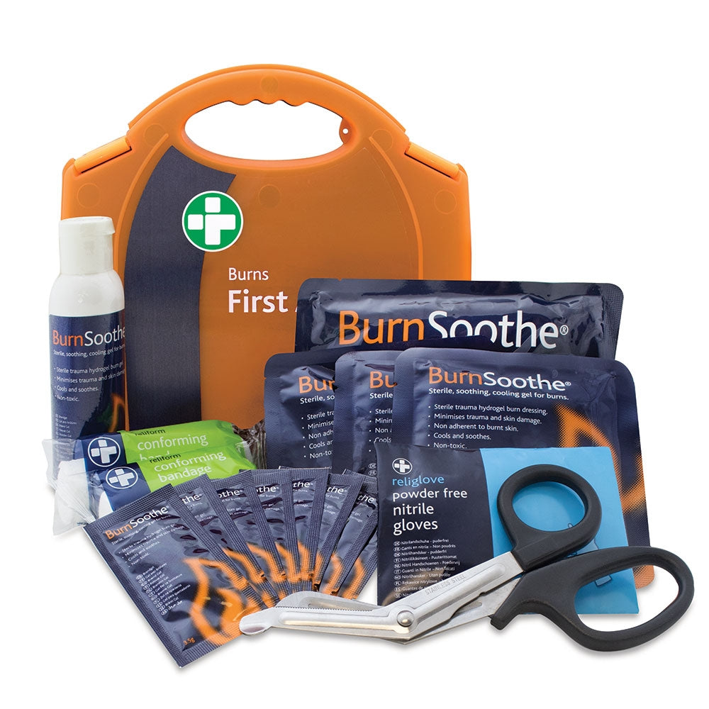 Burns First Aid Kit in Glow In The Dark Aura Box - 3420 - Reliance