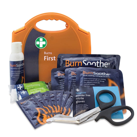 Burns First Aid Kit in Glow In The Dark Aura Box - 3420 - Reliance