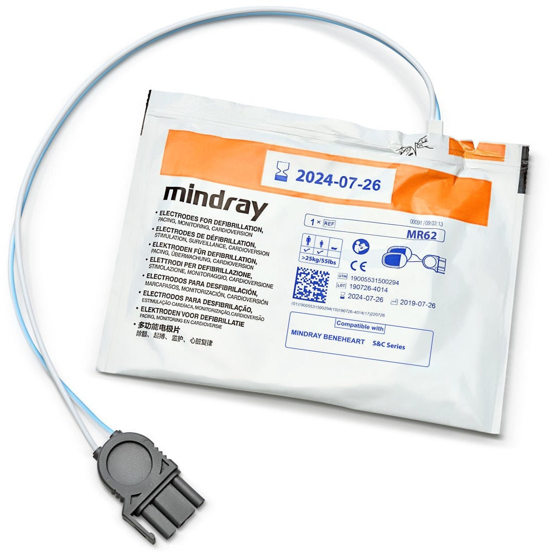 Mindray MR62 Adult/Paediatric Electrode Pads - Pack Of 5 - Apex