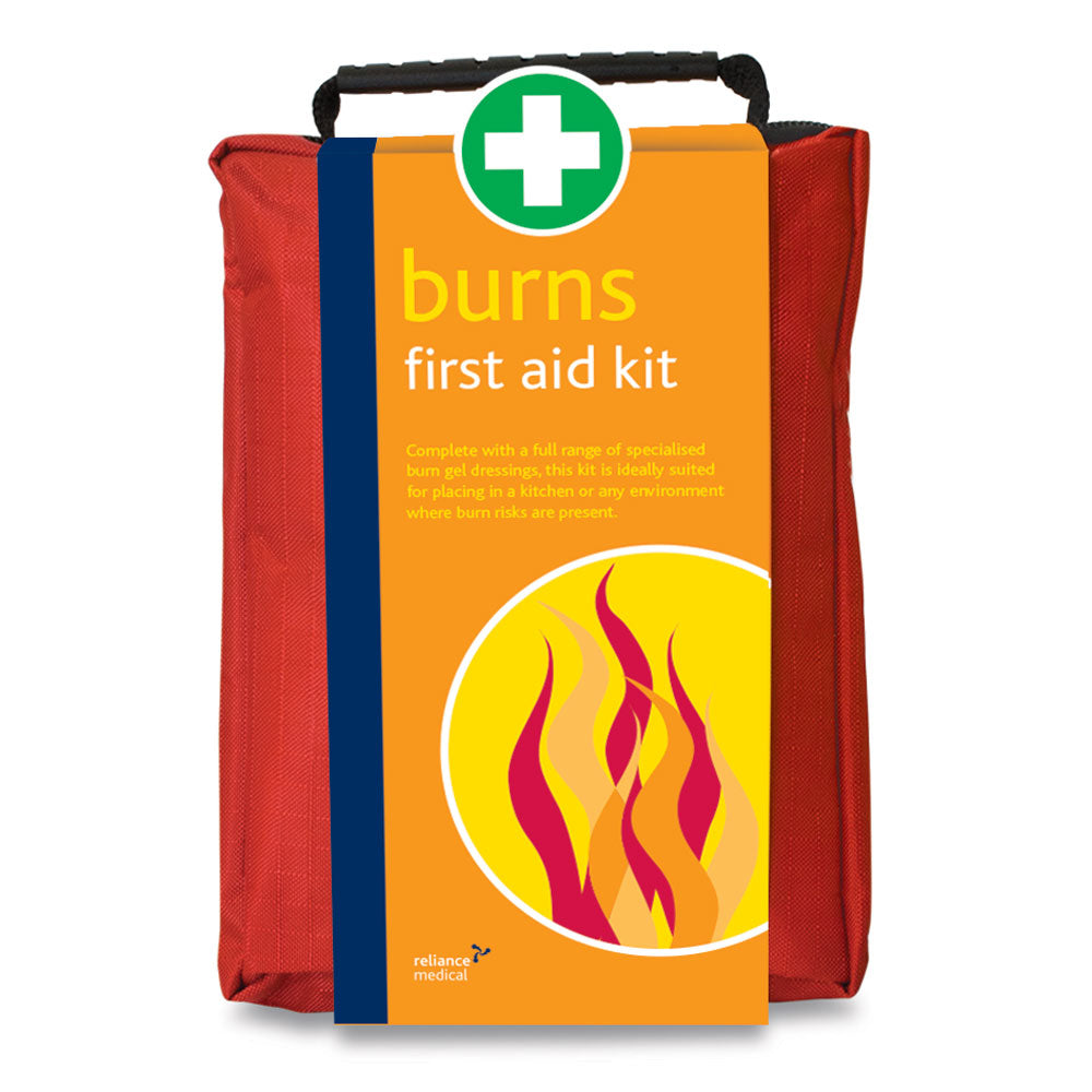 Burn First Aid Kit in Red Stockholm Bag - Reliance