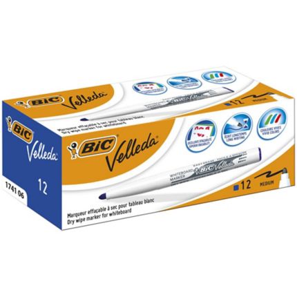 Bic Whiteboard Marker Medium Blue - Box of 12 - Discontinued