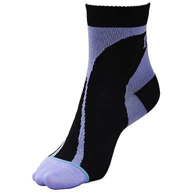 Race Sock (Ladies) - Black/Lilac -
