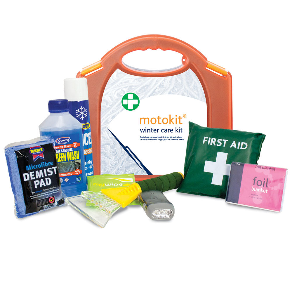 Winter Car Care Motokit in Orange/Orange Integral Aura Box - Reliance