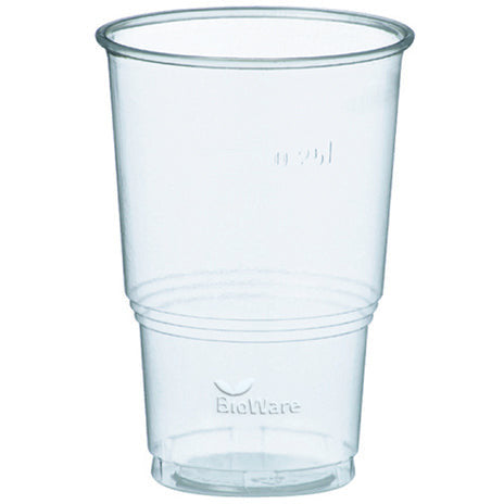 250ml Bioware Clear Tumbler x 2100 - Bunzl Catering Supplies