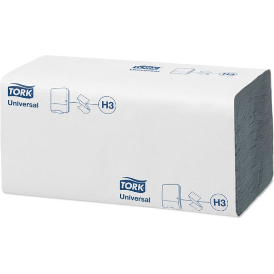 Tork Hand Towels Universal Singlefold - White - 2 Ply - 15 x 300 Sheets - Tork