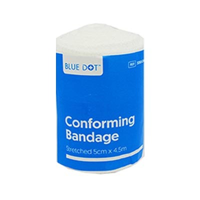 Blue Dot Conforming Bandage 7.5cm x 4.5mtr (Each)