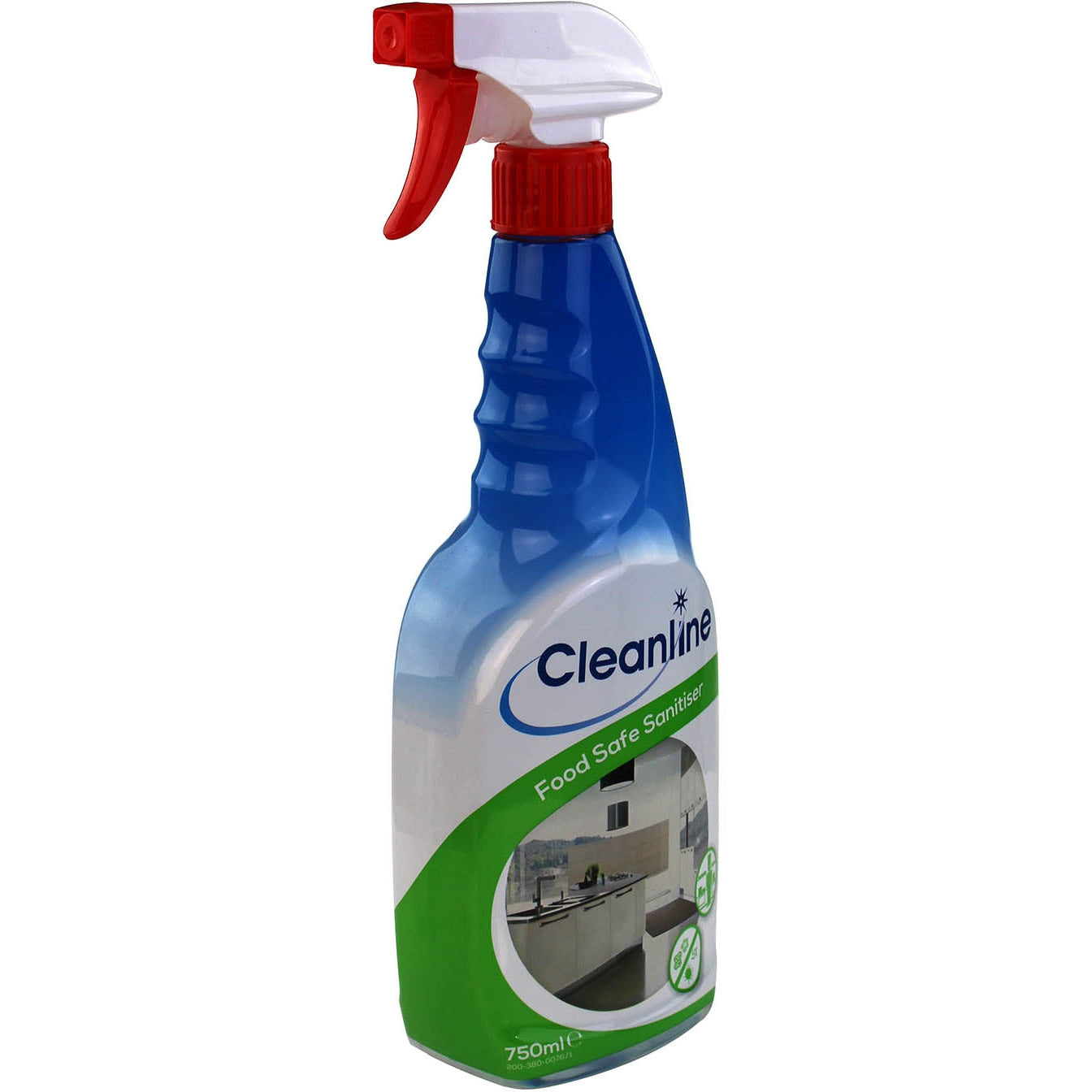 Cleanline food safe sanitiser RTU 750ml CL1018 - Bunzl Catering Supplies