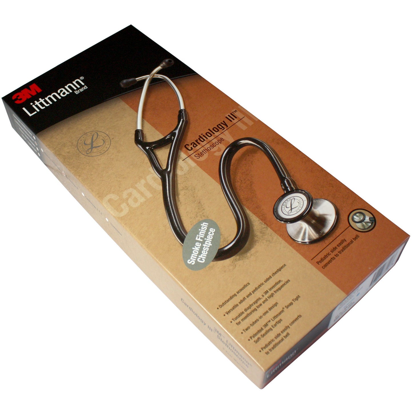 Littmann Cardiology III Stethoscope: Turquoise & Smoke 3159