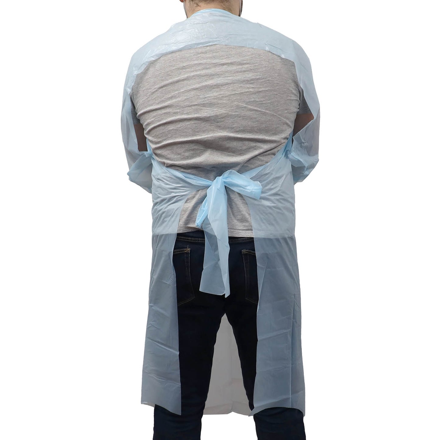 Blue Thumb Loop Examination Gowns - Pack of 10 - DTS