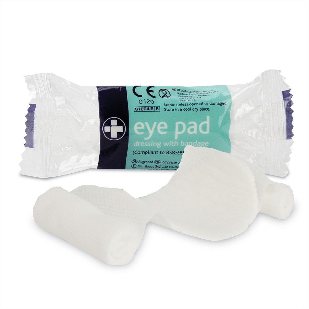 Eye Pad Dressing with Bandage - Sterile - Reliance
