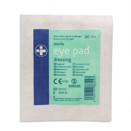 Eye Pad Dressing 6cm x 8CM - Pack Of 10