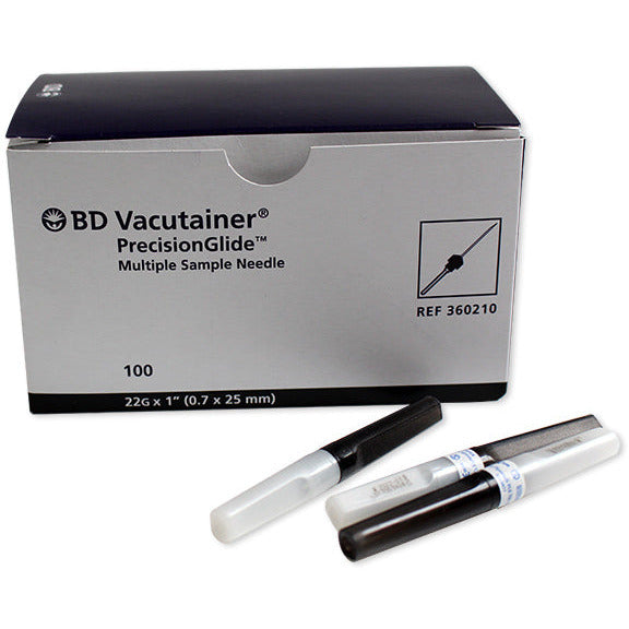 Vacutainer Needle 22g 1" x 100 - Becton Dickinson