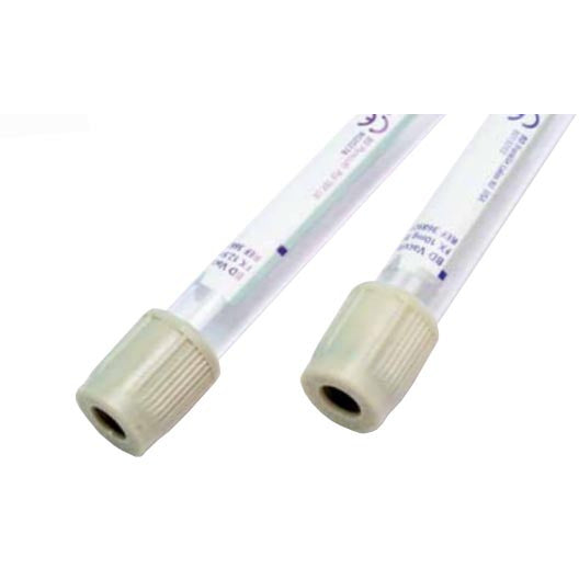 BD Vacutainer Plastic Fluoride/Oxalate Tube with Grey Cap - 2ml x 100