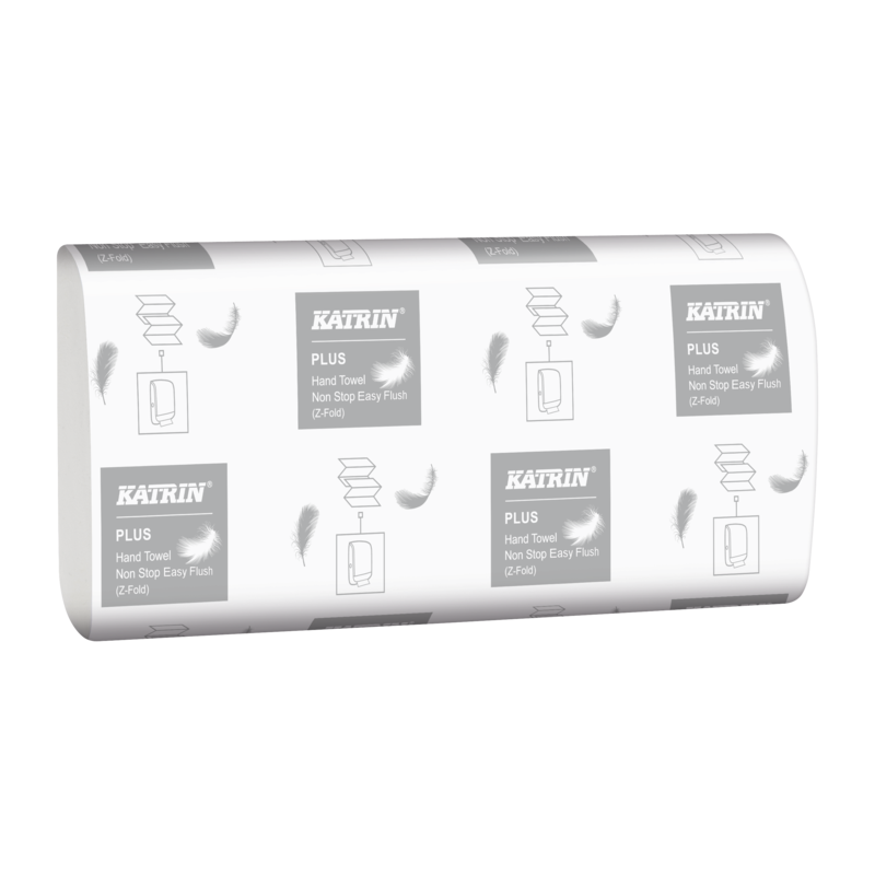 Katrin Plus - Hand Towel Easy Flush Case of 2400 - Bunzl Clean