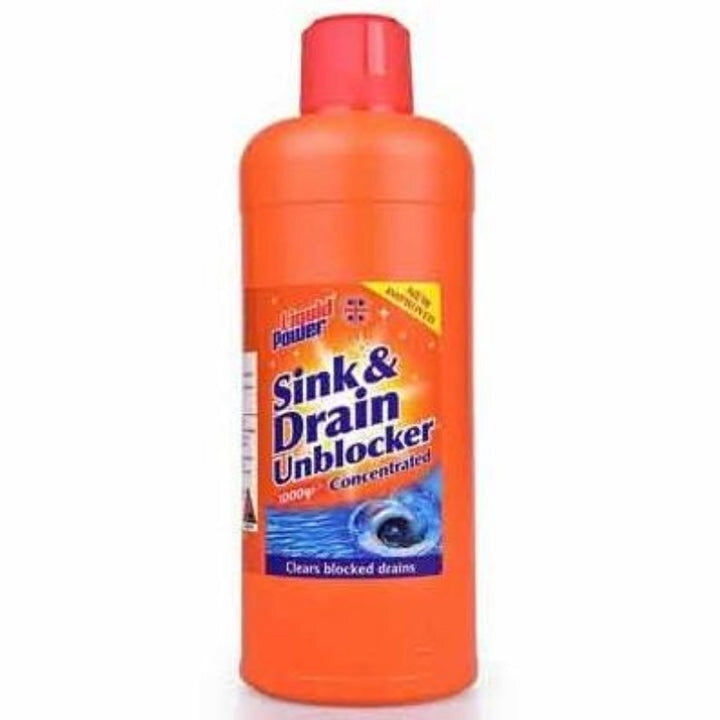 Liquid Power Sink And Drain Unblocker - 1 Litre - Discontinued