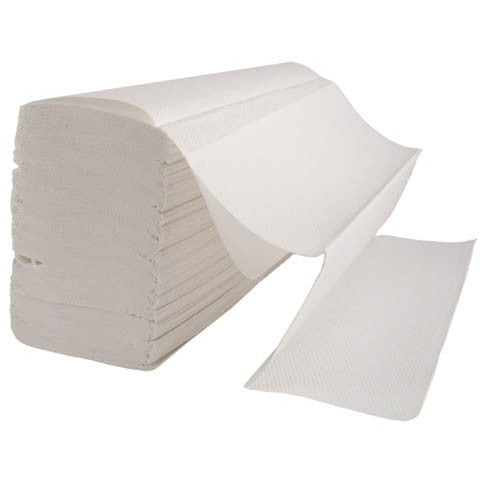 Pro Z Fold White Hand Towel- White 20 x 24cm- 1 box of 3000 Sheets