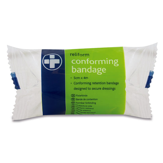 Reliform Conforming Bandage White 5cm x 4m SINGLE - Reliance
