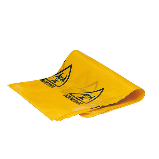 Wallace Cameron Medium Yellow Clinical Waste Bags - Per 100