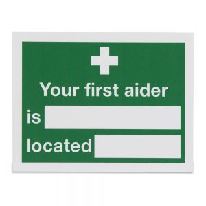 Your first aider is located  - Rigid