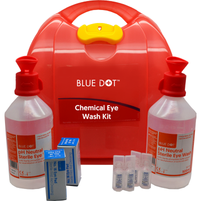 Chemical Eye Wash Kit - Blue Dot