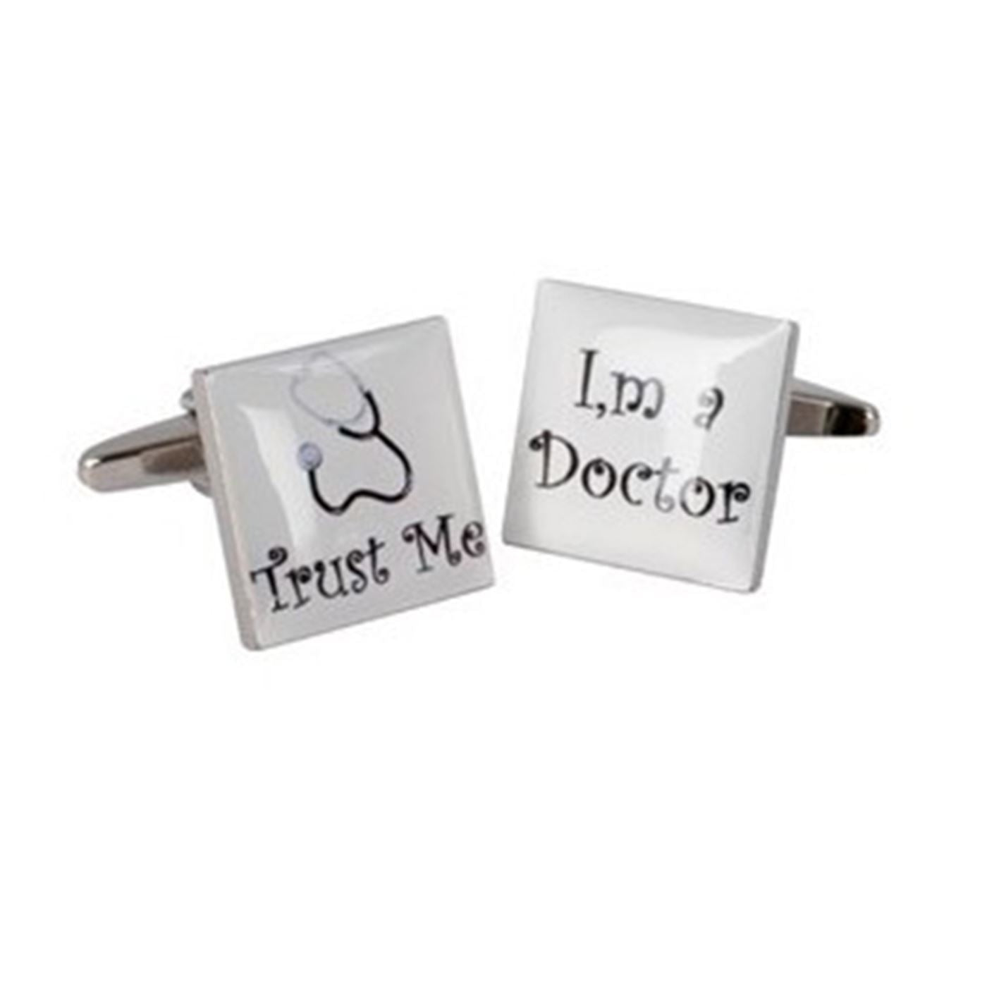 Trust Me I'm A Doctor Cufflinks - The Cufflink Store