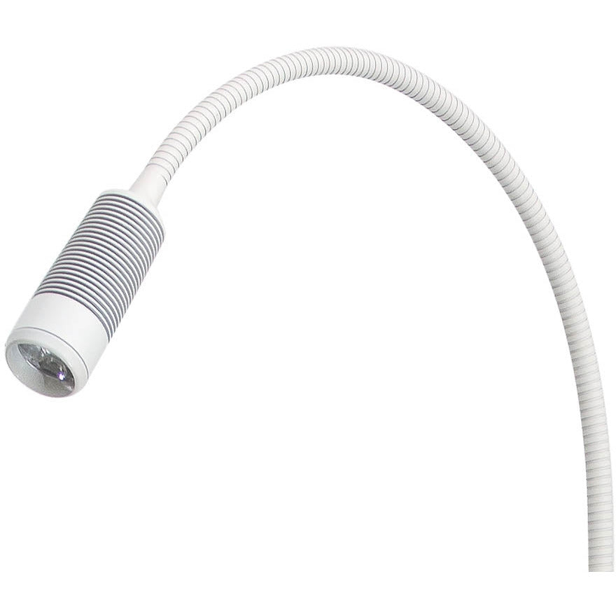 Luxamed LED Examination Lamp on 5-feet-stand, Powder Coated-White - Luxamed