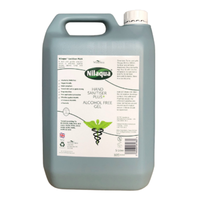 NILAQUA Instant hand sanitiser Plus+ 5L - REFILL for Dispenser - Nilaqua