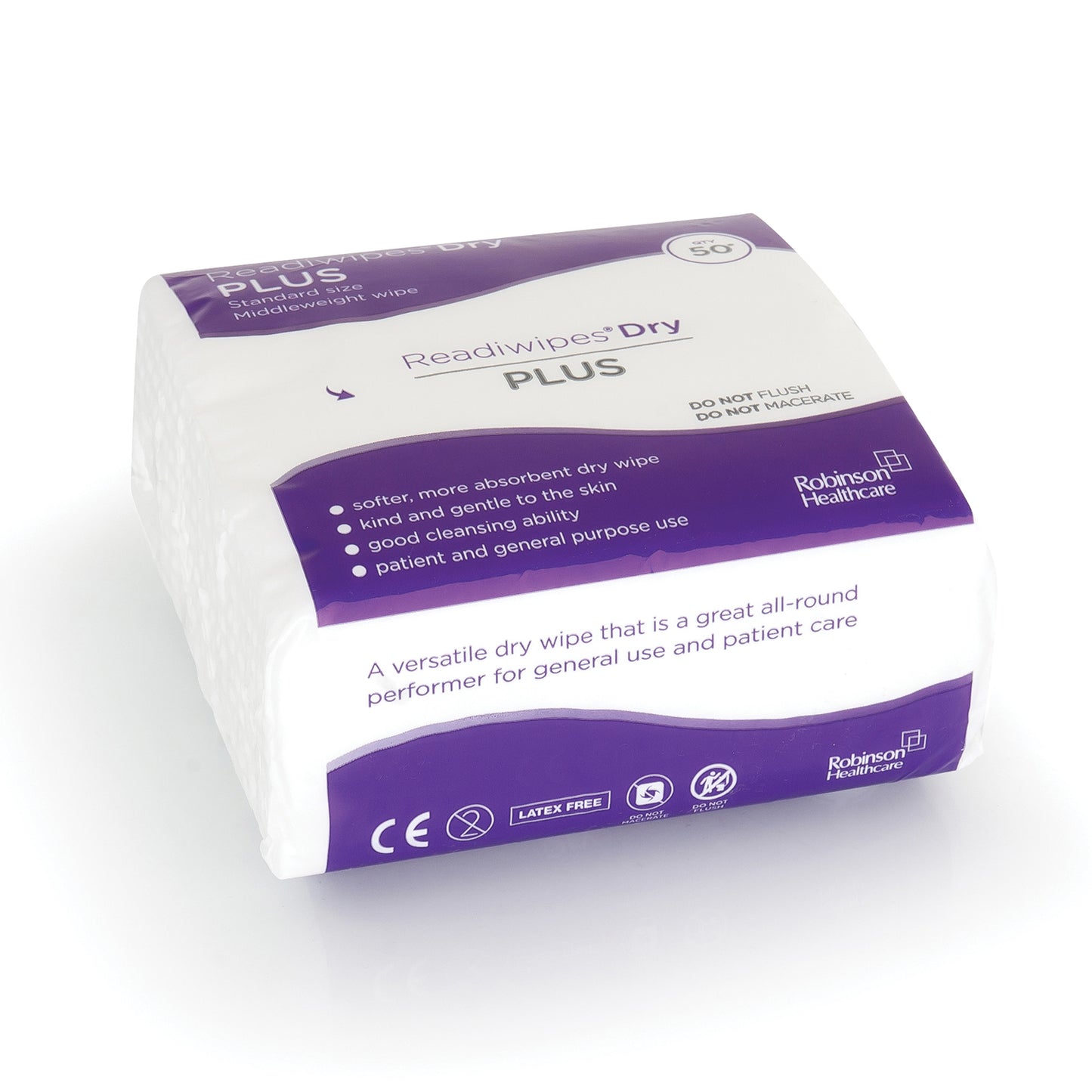 Readiwipes Dry Plus Standard 50's - Robinsons