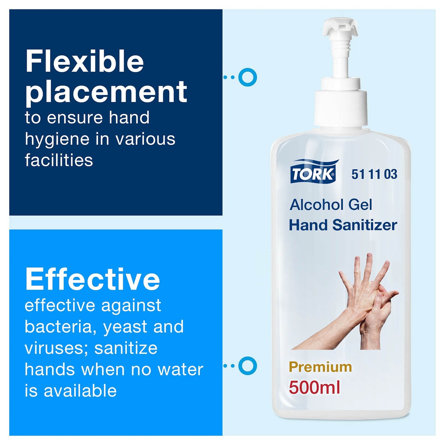 Tork Hand Sanitiser 500ml - Single - Tork