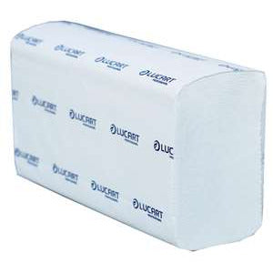 Strong Lucart M-fold 2ply - White 22.5 x 32cm (pure 865001) - Pack of 125 - Paperline