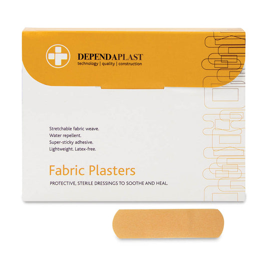 Dependaplast Fabric Plasters - 7.5cm x 2.5cm x 100