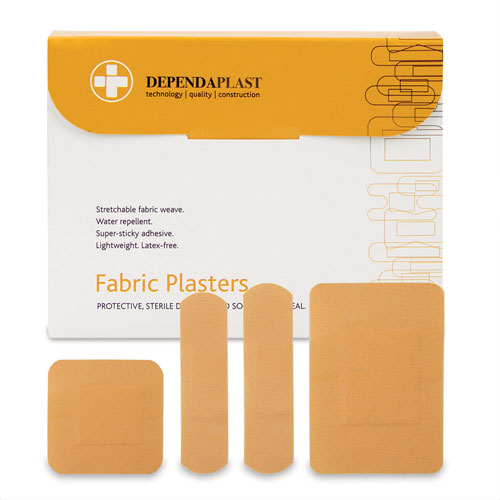 Dependaplast Fabric Plasters - 7.5cm x 2.5cm x 100 - Reliance