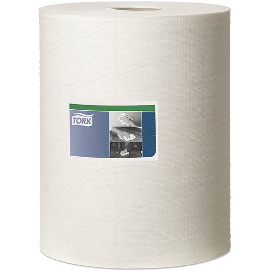 Tork Heavy Duty Cleaning Cloth White 1Ply - 530137 - 1 x 280 Sheets - Tork