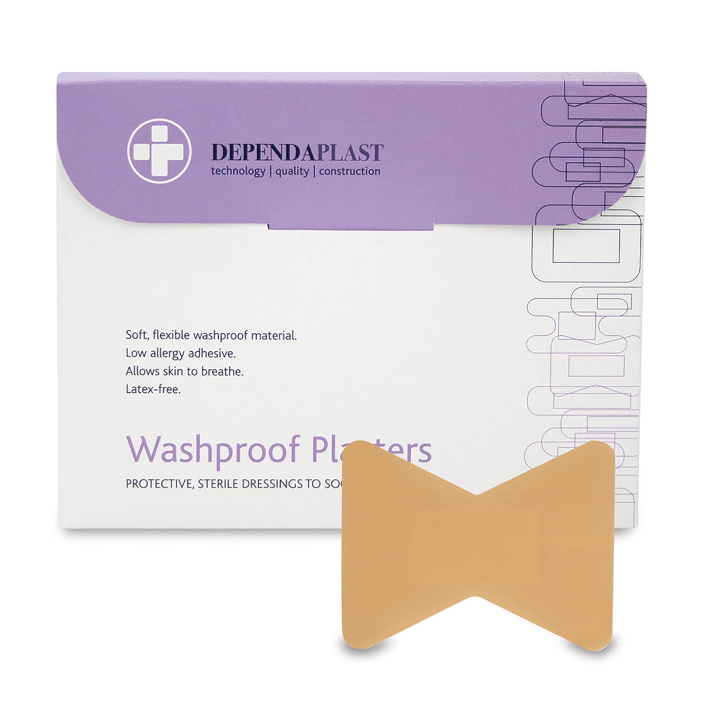 Dependaplast Washproof Plasters Fingertip x 50 -