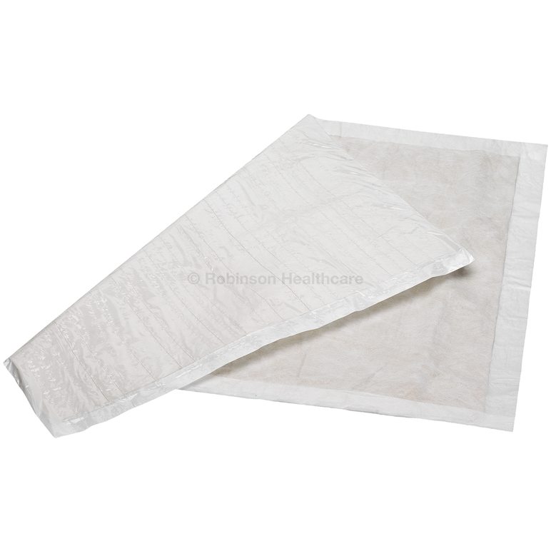 Disposable Bed Pad 5 Ply - Large 57 x 75cm x 100 (4 packs of 25) - Robinsons