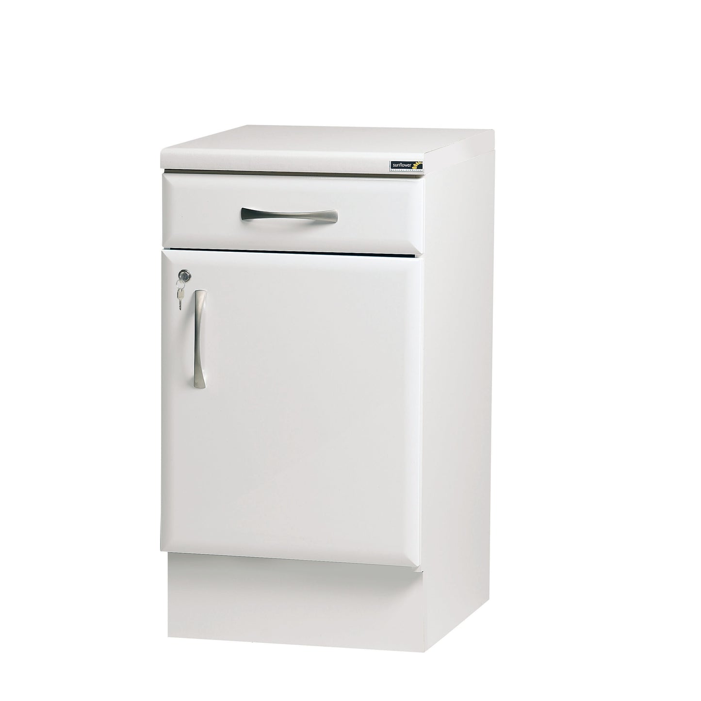 50cm Drawerline Cabinet - White (High Gloss) - Sunflower