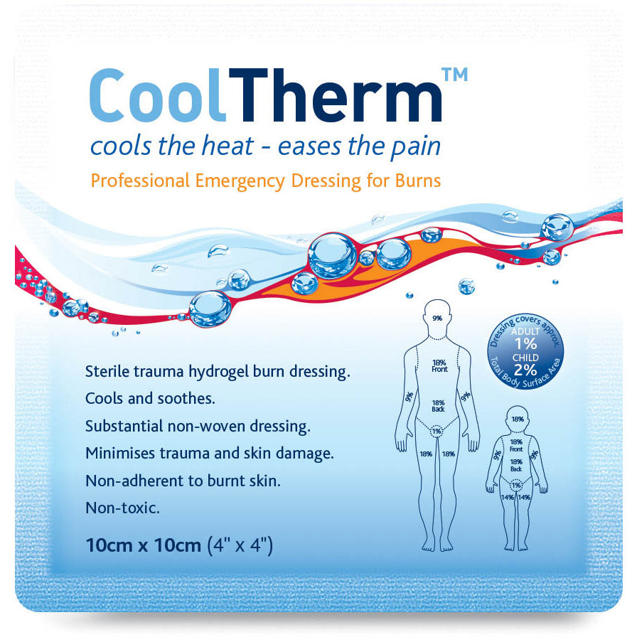 CoolTherm Burn Dressing - 10cm x 10cm - Reliance