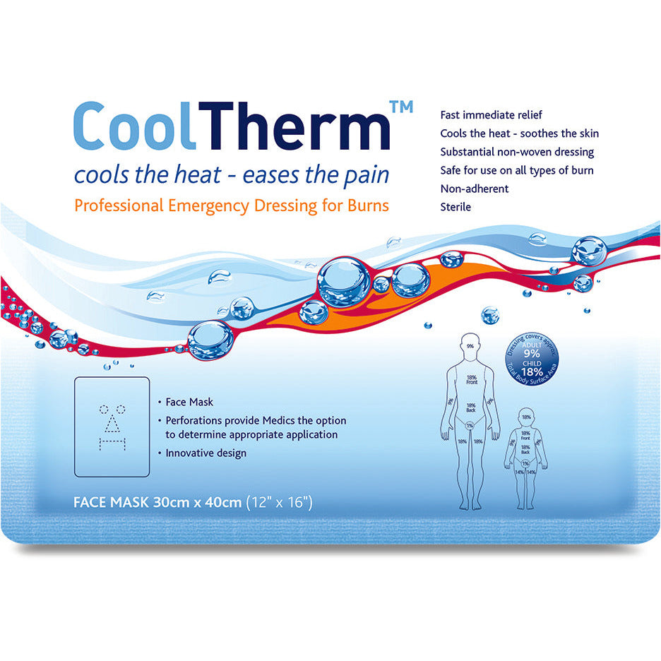 CoolTherm Dual Purpose Face Mask Burn Dressing - Reliance
