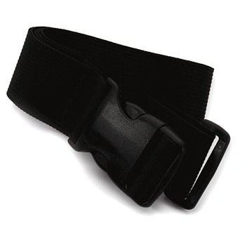 Welch Allyn black shoulder strap with a black plastic buckle displayed against a white background.